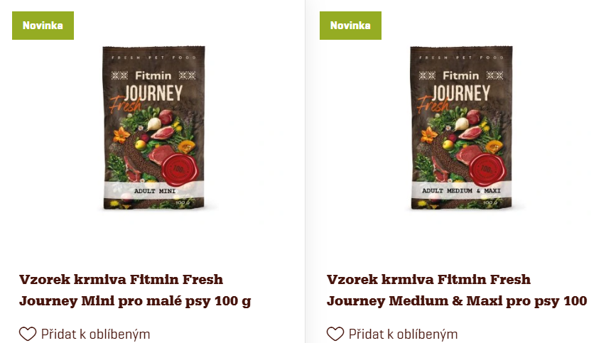 Fresh journey vzorek